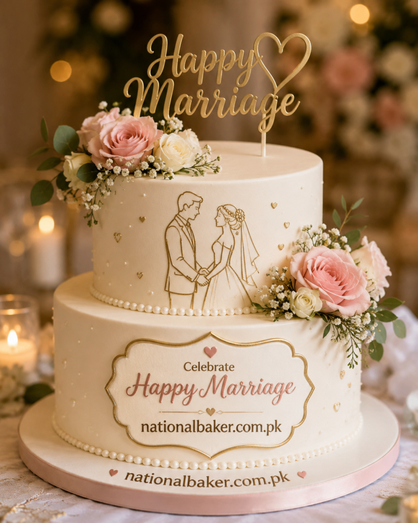 Happy Marriage Cake