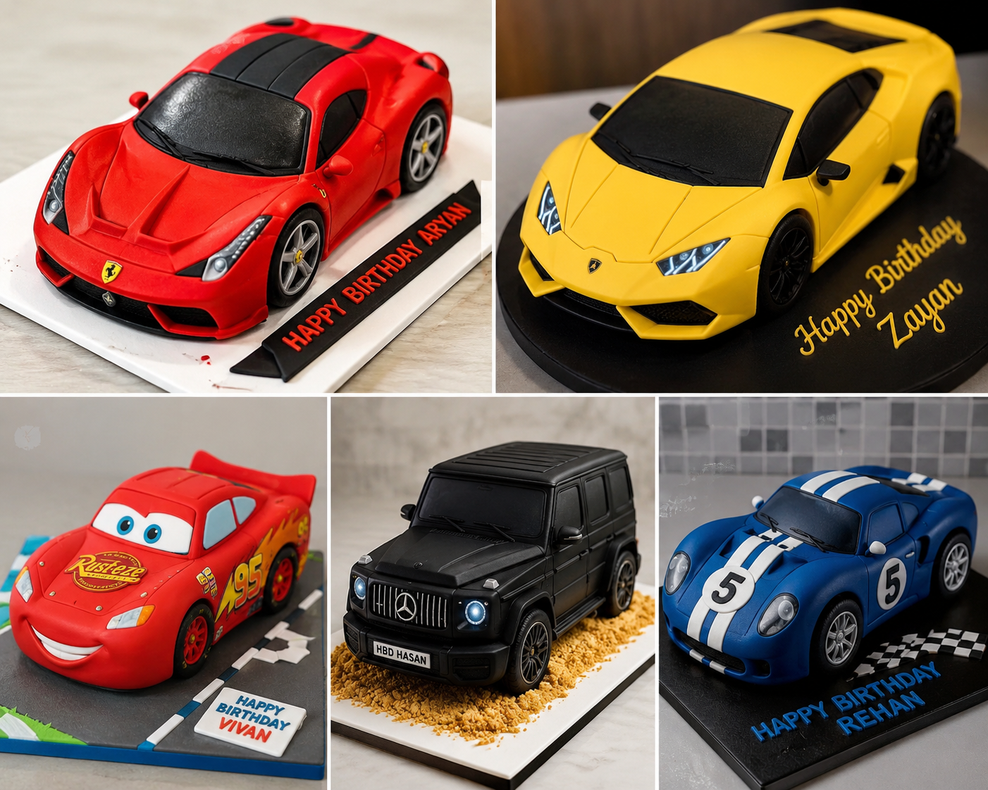 car shaped cake